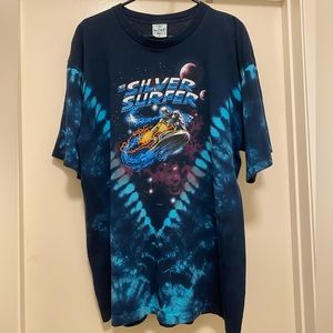Alore Vintage Silver Surfer Tie Dye Shirt